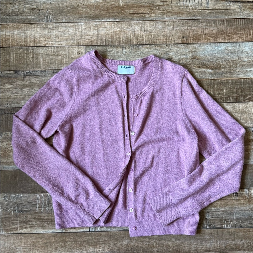 Women's Purple Cardigan Sweater